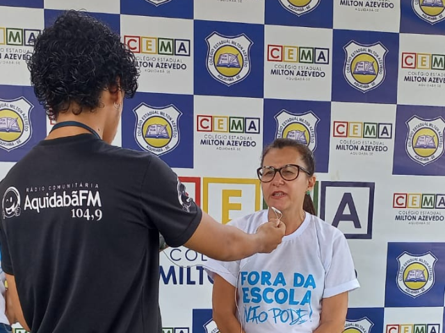 Ação de Acolhimento realizada pelo Mídia Jovem no Francisco